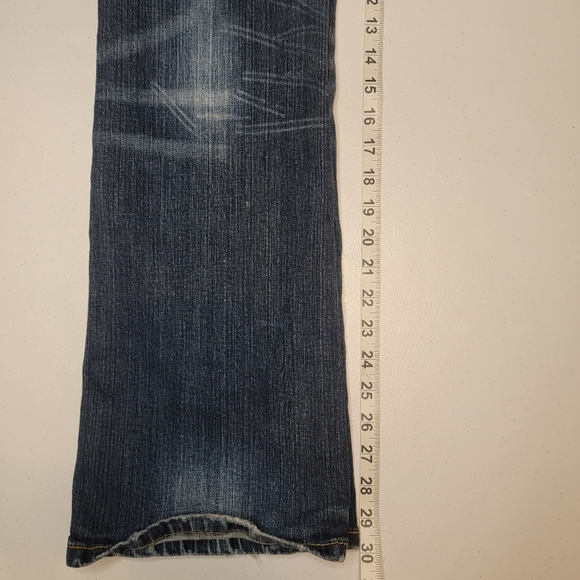 Twenty X Houston Slim Fit Lowest Rise Medium Wash Boot Cut Jean, EUC, size 30 - Picture 5 of 5
